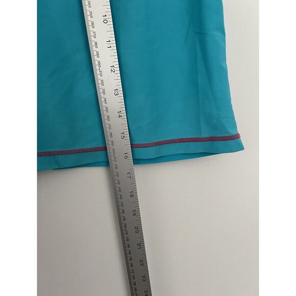Hanna Andersson Swim Shirt  Girls Size 120 (6-7) Blue Short Sleeve Rash Guard - Picture 8 of 12
